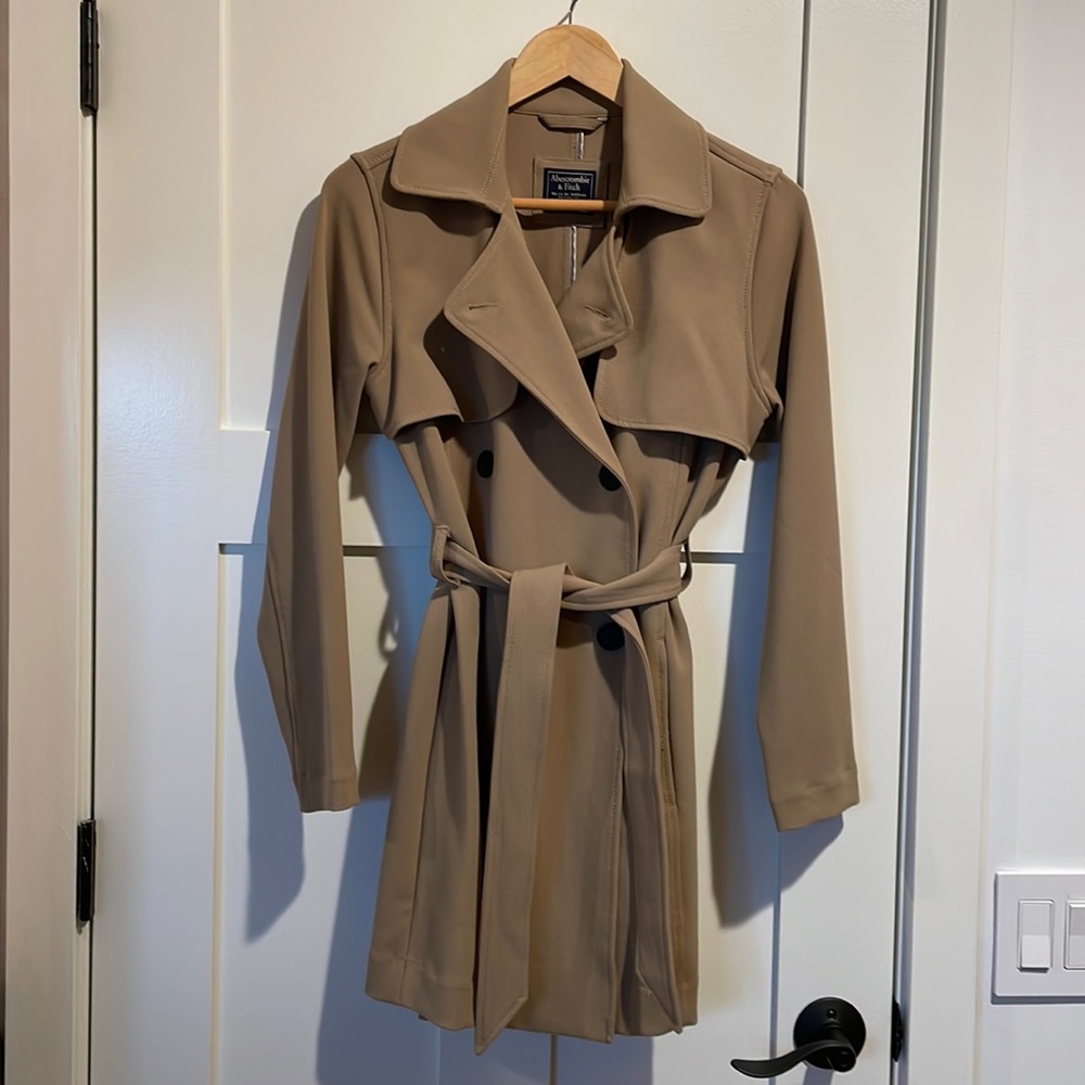 A&F Trench Coat, Size Small